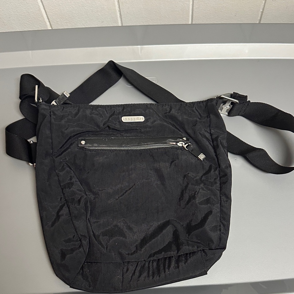 Black Crossbody Travel Bag - Unbranded